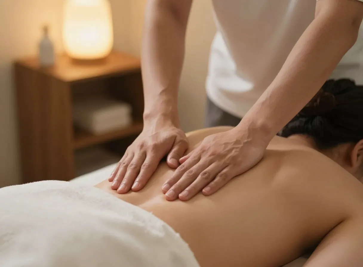 Massage Therapy treatment at the clinic